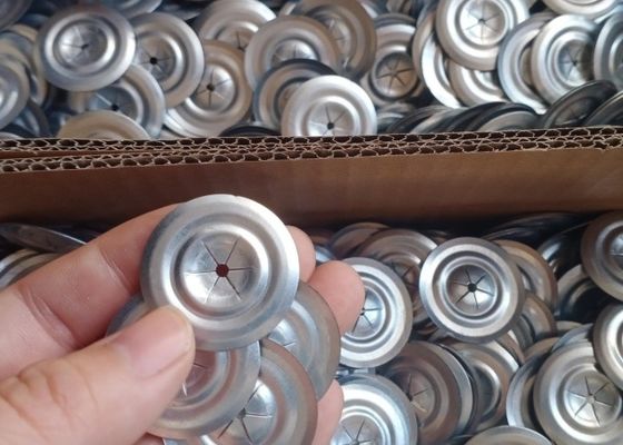 30mm گالوانیزه فولاد گرد عایق شوینده با لبه بیول