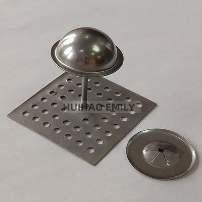 50mmx50mm سوراخ شده پایه عایق آویزان پن های آویزان با خود قفل شوینده