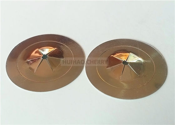 واشرهای گرد 38 میلی‌متری خود قفل‌شونده برای پین‌های عایق‌بندی جهت محکم کردن مواد عایق در جای خود