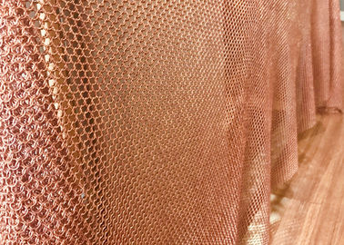 حلقه های کنسرت Drapery حلقه مس Mesh Chainmail نوع 1mm دیاف 8mm دیافراگم