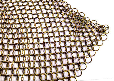 حلقه مش در فولاد ضد زنگ Drapery 1.2MM X10MM پنجره های مورد استفاده، پنجره ها