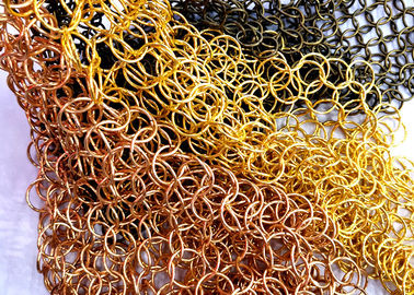 حلقه Dia 1.0x20 میلی متر S Hook Metal Mesh Drapery با سیم تخت برای درمان سقف