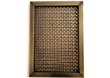 قاب طراحی معماری سیم مش با روکش مس عتیقه