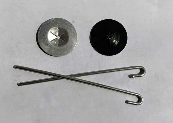 گیره آلومینیومی J Hook 2.5mm Pin Dia پانل های خورشیدی با واشرهای نصب مش پنل خورشیدی