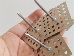 HUIHAO CUSTOM هنجر های عایق سوراخ شده با واشر خود قفل شده استفاده می شود برای عایق کشی کانال های HVAC