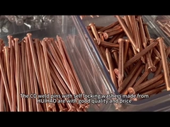 پن های جوش عایق cd که با یک جوشگر پن cd برای عایق صوتی دریایی استفاده می شود